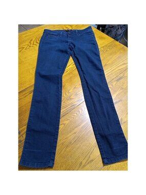 GUESS Jeans Womens 30 BLUE Dark Denim  Preowned Casual Work Date Used Chic Hip